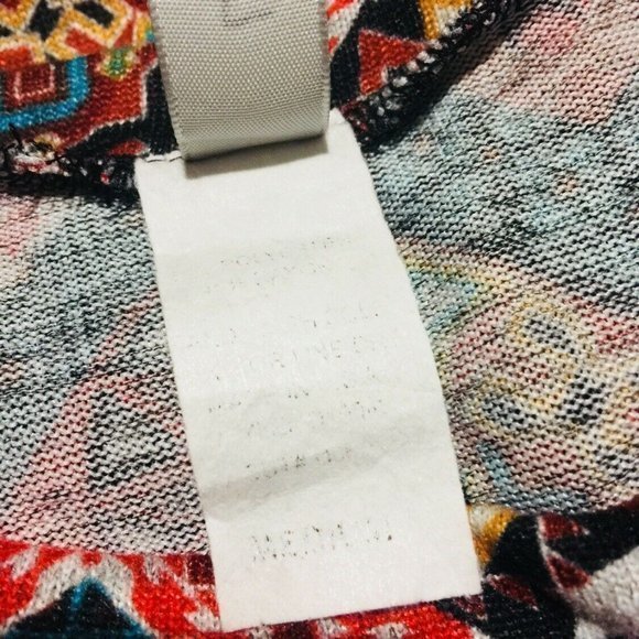 Loving People T-Shirt Dress Red Teal Black Grey‎ Short Sleeve M Medium - Picture 5 of 10